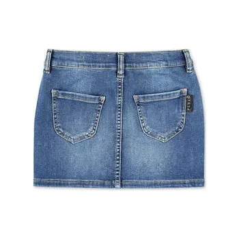 Dámská móda PHILIPP PLEIN Džínová sukně 10973 Světle modrá Comfort Fit 6