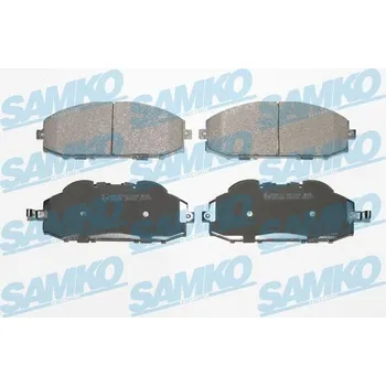 Brzdová destička Sada brzdových destiček, kotoučová brzda SAMKO 5SP845