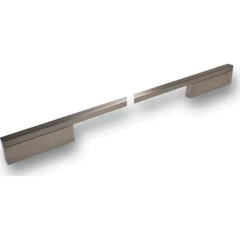 Nábytkové kování Nábytková úchytka PRESTIGE s roztečí 384 mm v povrchu broušený nikl. Praktický doplněk do interiéru. (Nábytková úchytka s roztečí 384 mm v povrchu broušený nikl. Praktický doplněk do interiéru.)