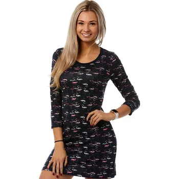 Dámské noční prádlo Noční košilka jemná 1D1028 modrá s