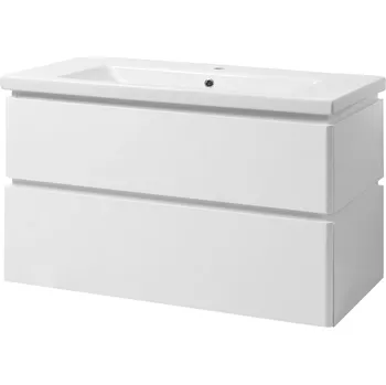 Koupelnový nábytek Lavedo Lion II 80 White koupelnová skříňka s umyvadlem