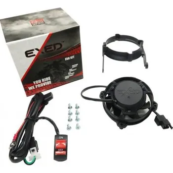 Domácí ventilátor Chladící ventilátor a montážní sada EXED EX-RFS-PLK17-SW s ON/OFF spínačem