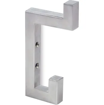 Věšák 12115 věšák NEREZ chrom lesk (Nástěnný věšák v povrchu nerez. Jednoduchý a funkční doplněk do interiéru.)