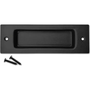 Nábytkové kování 54156 - mušle Retro černý mat (54156 - mušle Retro černý mat. Praktický doplněk do interiéru.)