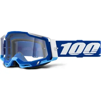 cyklistické brýle Brýle 100% RACECRAFT 2 Goggle - Blue - Clear Lens