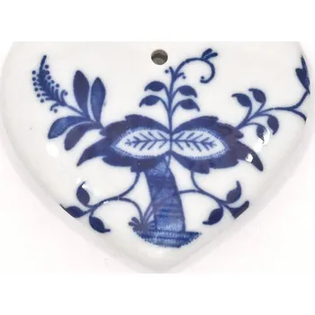 Vánoční ozdoba Originál cibulák Vánoční ozdoba srdíčko - cibulák 11058