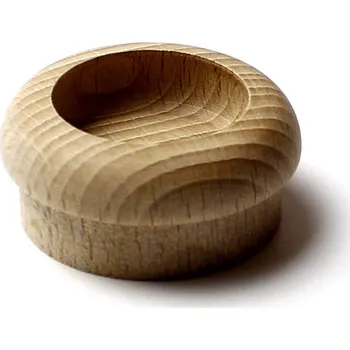 Nábytkové kování 48044 úchytka dřevěná pr.44 rozteč 50mm přírodní (Nábytková úchytka s roztečí 50 mm. Jednoduchý a funkční doplněk do interiéru.)