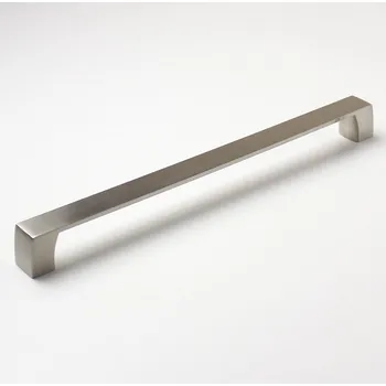 Nábytkové kování 770116 úchytka JAKUB rozteč 256mm broušený nikl (Nábytková úchytka s roztečí 256 mm v povrchu broušený nikl. Jednoduchý a funkční doplněk do interiéru.)