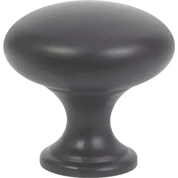 Nábytkové kování 81104-Knopka kovová černá pr.30mm (Nábytková knopka o průměru 30 mm. Praktický doplněk do interiéru.)