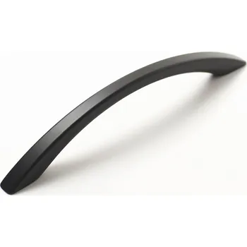 Nábytkové kování 63705 úchytka TINA rozteč 128mm mat černý (Nábytková úchytka TINA s roztečí 128 mm. Jednoduchý a funkční doplněk do interiéru.)