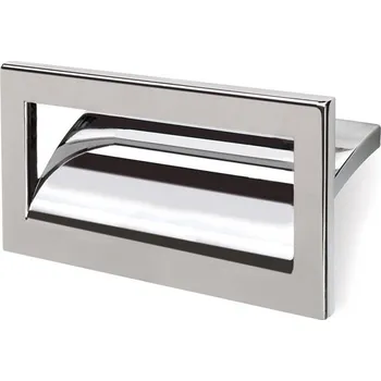 Nábytkové kování 14122 úchytka zadl. chrom lesklý (Nábytková úchytka v povrchu chrom lesklý. Vhodné řešení pro nábytek v interiéru.)