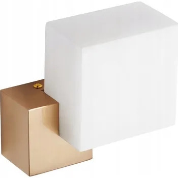 Nástěnné svítidlo Nástěnné LED svítidlo CUBO zlaté, 18 cm