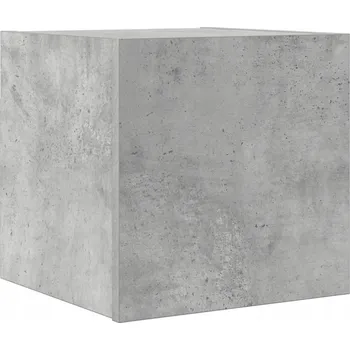 Televizní stolek Nástěnná TV skříňka, šedá betonu, 30,5x30x30 cm