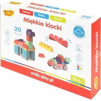 ostatní stavebnice MĚKKÉ PLASTOVÉ STAVEBNICE 20 KS PRO DĚTI OD 18 MĚSÍCŮ