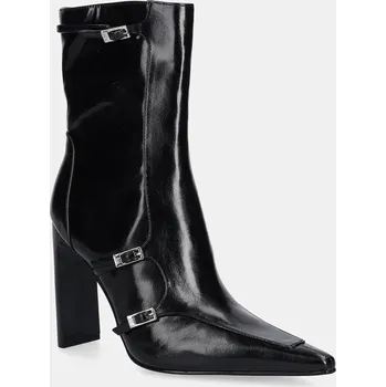 Dámské kozačky Nízké kozačky Steve Madden Fastened dámské, černá barva, na podpatku, 11004818 11004818.001 99X, EUR 41