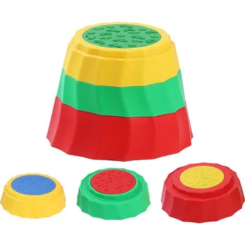 Balanční deska Merc sport Balanční kameny Lesní pařezy – sada 3 ks pro rozvoj motoriky