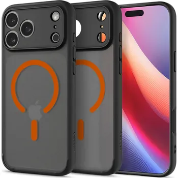 Telefonní příslušenství Spigen Ultra Hybrid MagSafe Frost Black orange iPhone 17 Pro Max ACS10482