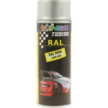 Barva ve spreji Vysoce kvalitní akrylový lak RAL 9006 POLOMATNÝ 400 ML DUPLI COLOR