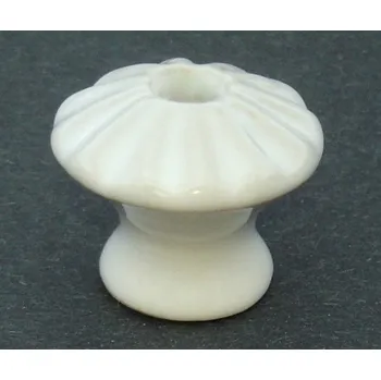 Nábytkové kování 31001 knopka Bílá 30mm porcelán bez šroubu (Nábytková knopka B o průměru 30 mm. Vhodné řešení pro nábytek v interiéru.)