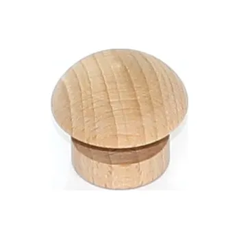 Nábytkové kování 47010 úchytka buk broušená 45x38mm (Dřevěná úchytka z broušeného buku o rozměrech 45x38mm. Hladký povrch, příjemný na dotek, vhodná pro rustikální nebo moderní nábytek.)