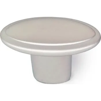 Nábytkové kování 12960 knopka satén nikl (Nábytková knopka v povrchu satén nikl. Praktický doplněk do interiéru.)