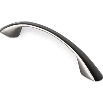 Nábytkové kování 12148 úchytka GERIK rozteč 96mm antracit (Nábytková úchytka GERIK s roztečí 96 mm. Praktický doplněk do interiéru.)