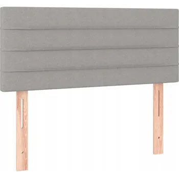Čelo postele, světle šedá, 90x5x78/88 cm,