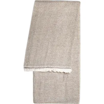 deka Pashmii 100% Kašmírová deka HERRINGBONE hnědá