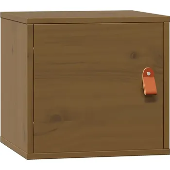 Komoda Dřevěná police VidaXL 31,5 x 30 cm, odstíny hnědé