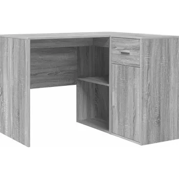 Psací stůl Rohový stůl Šedá Sonoma 102x88x75 cm Dřevotříska