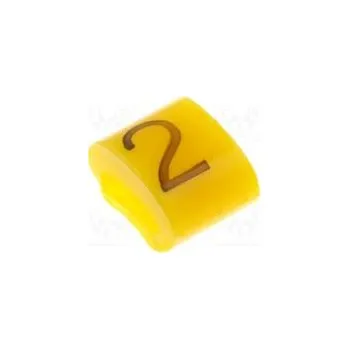 Kabelové značky pro kabely a vodiče Symbol štítku 2 H 3mm