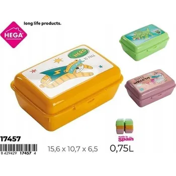 Svačinový box Dětský box na svačinu 750 ml, 15,5 cm