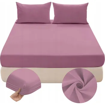 Prostěradlo Prostěradlo Jersey s gumou 200x220 Růžové