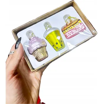 Vánoční ozdoba Sada vánočních baněk skleněných 3 ks