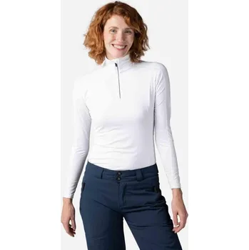 Pánská mikina Rossignol W CLASSIQUE 1/2 ZIP-WHITE-mikina - 00M