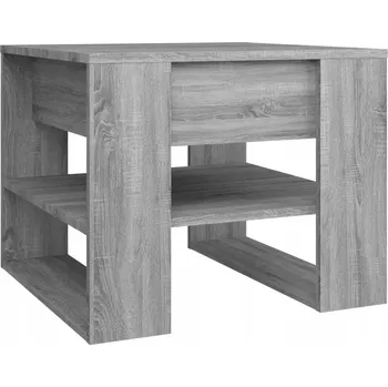 Konferenční stolek Konferenční stolek z dřevotřísky, Šedý dub Sonoma, 55,5x55x45 cm