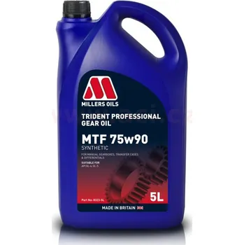 Motorový olej MILLERS OILS syntetický převodový olej Trident Professional MTF 75w90 5l
