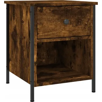 Noční stolek Noční stolek kouřový dub 40 x 42 x 50 cm