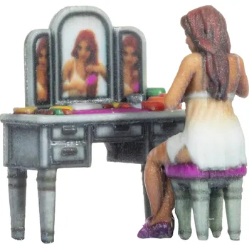 Modelová železnice NOCH H0 Paní AM Schminktičtschová natřená, sedící