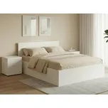 Postel SOFIA 160 x 200 cm, bílá Rošt: S lamelovým roštem, Matrace: Bez matrace 152969733