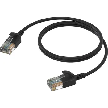 Síťový kabel ProCab CSD560B/1 - RJ45 - RJ45 CAT6a - 1m