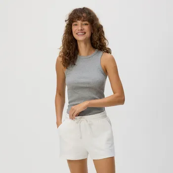 Dámské kraťasy Reserved - Bavlněné šortky - krémová - YH614-01X - YH614-01X-XS