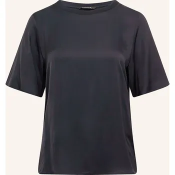 Comma Dámská Halenka Ze Saténu, tmavě modrá, 34