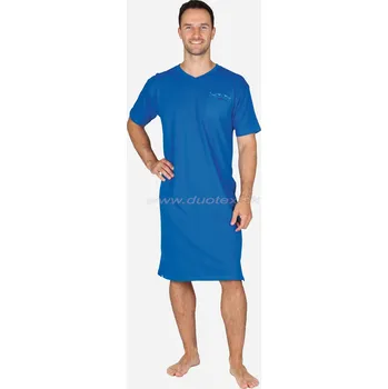 Pánská noční košile EVONA Pánská noční košile P-Moric Barva: Modrá, Velikost: XL