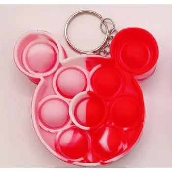 POP IT Pop It klíčenka Mickey červený