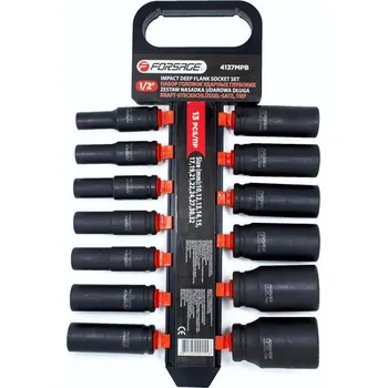 Gola sada Forsage Sada prodloužených rázových hlavic 1/2", 10–32 mm