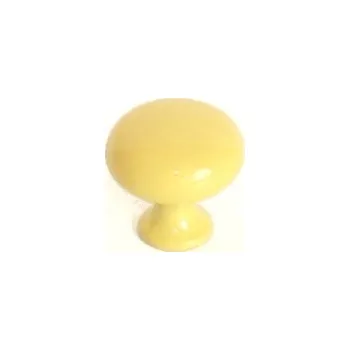 Nábytkové kování 91308-Knopka kovová žlutá pr.30mm (Nábytková knopka o průměru 30 mm. Jednoduchý a funkční doplněk do interiéru.)