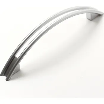 Nábytkové kování 63127 úchytka MARTIN rozteč 96mm satén chrom (Nábytková úchytka MARTIN s roztečí 96 mm v povrchu satén chrom. Jednoduchý a funkční doplněk do interiéru.)