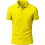 Calvin Klein Pánské Polo Tričko Body Fit žluté sportovní