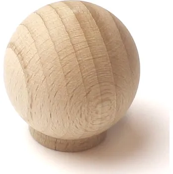 Nábytkové kování 47018 úchytka dřevěná buk brouš. přír.35x36mm (Nábytková úchytka s roztečí 36 mm. Vhodné řešení pro nábytek v interiéru.)